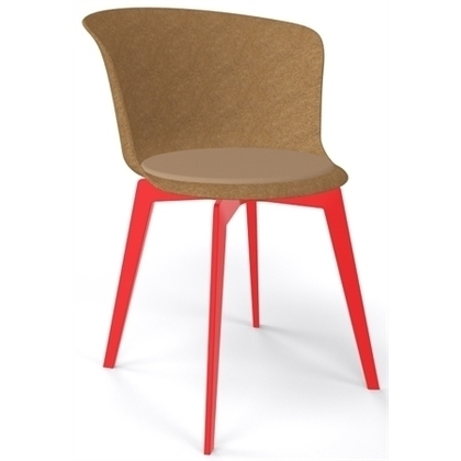 Καρέκλα 55x51x79(47) Gaber Epica Eco-Κόκκινο