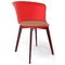 Καρέκλα 55x51x79(47) Gaber Epica Κόκκινο-Καφέ