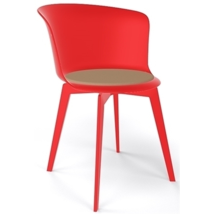 Καρέκλα 55x51x79(47) Gaber Epica Κόκκινο