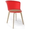 Καρέκλα 55x51x79(47) Gaber Epica Κόκκινο-Λινό