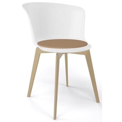 Καρέκλα 55x51x79(47) Gaber Epica Λευκό