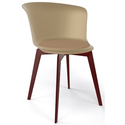 Καρέκλα 55x51x79(47) Gaber Epica Λινό-Καφέ