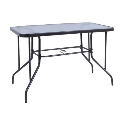 Τραπέζι Μεταλλικό Γκρι 110x60x71cm Baleno Ε2403,1