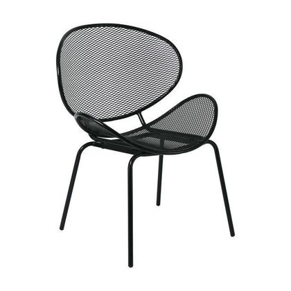 Καρέκλα K/D Μεταλλική Μαύρη 65x61x86cm Oliver  Ε528,1