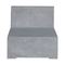 Καρέκλα Σαλονιού Cement Grey 68x83x65cm Concrete  Ε6200,1