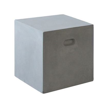 Σκαμπώ Cement Grey 37x37x40cm Concrete Cubic  Ε6203