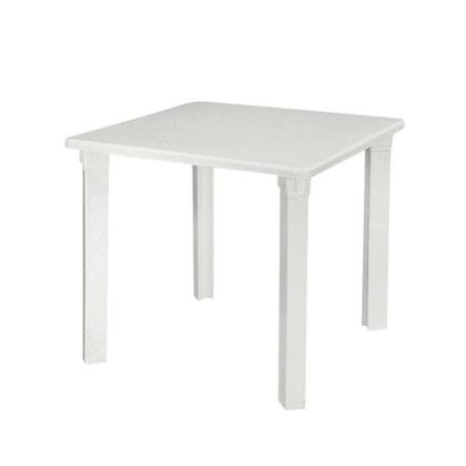Τραπέζι Πλαστικό Άσπρο 80x80x72cm Nettuno Ε367,8