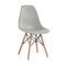 Σετ 4 τμχ. Καρέκλα Ξύλο/ Πολυπροπυλένιο Γκρι 46x53x81cm Art  ΕΜ123,01W