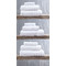  Towel 30x50cm Rythmos Laura White 100% Cotton