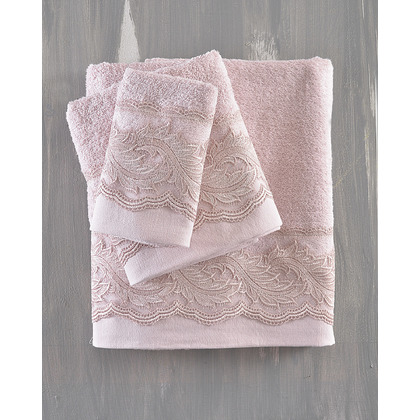 Towel Set Rythmos Anika-Pink